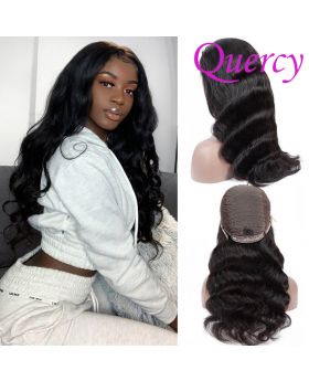 Transparent lace 13*4 lace front wig body wave 180% density