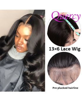 Transparent lace 13*6 lace front wig 180% body wave