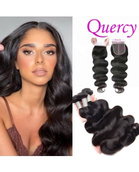 10A 3 bundles with HD lace closure 5*5inch body wave