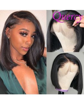 Transparent lace front Bob wig straight
