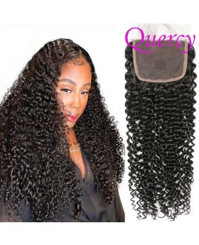 10A lace closure 4*4inch  kinky curl