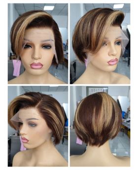 Pixie cut lace front wig 150%  12 styles in stock