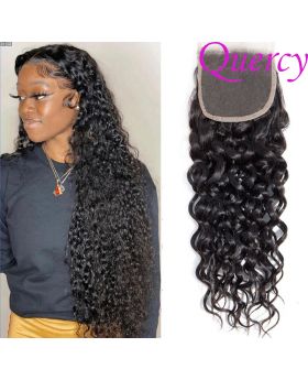 9A lace closure 4*4inch water wave 