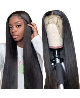 Transparent lace 13*4 Full Frontal Lace wig 200% Straight