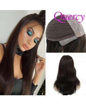 Jewish wig straight dark brown color