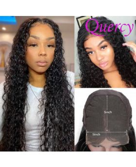 HD 5*5 lace closure wig 180% water wave